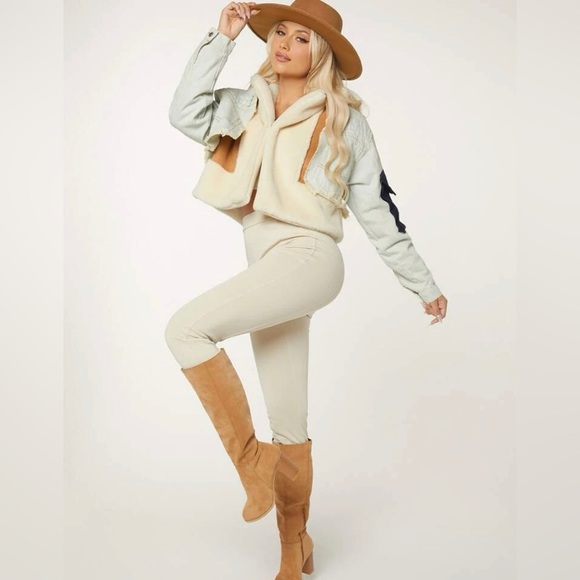 Denim Patchwork Jacket - Picture 3 of 6